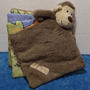 JellyCat monkey baby book